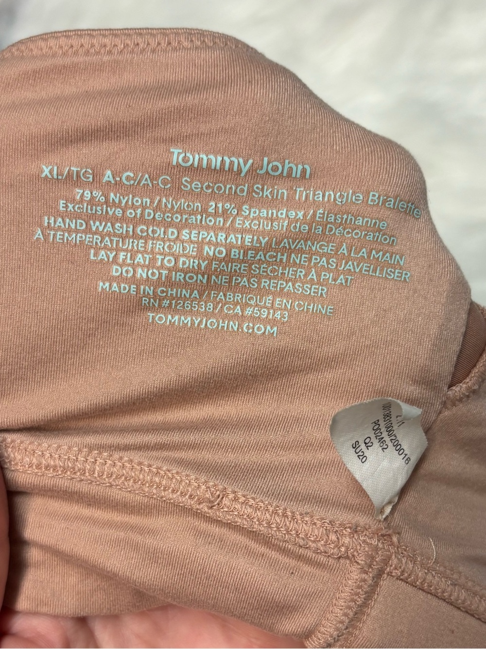 * | Tommy John | bra. Size XL. - Picture 3 of 3